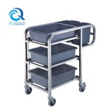 (Fixed)Stainless steel collecting cart