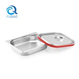 1/6 Europe gastronorm pan with silicone cover