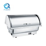 Oblong roll chafing dish w/ electric control water pan &digital display