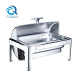 Oblong roll chafing dish W/Electric control water pan