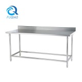 1-tier worktable with backsplash 