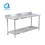 2-tier worktable with backsplash 