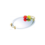 Oval tray w/handles