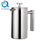 Double Wall Coffee Plunger ECO Friendly Hand Stainless Steel French Press