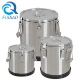 Stainless Steel Heat-Resistant Insulation Barrel for School Canteen 