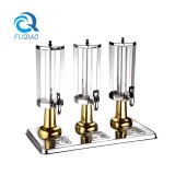 Octagonal triple juice dispenser 
