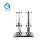 Columnar double juice dispenser 