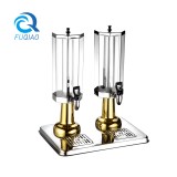 Octagonal double juice dispenser 
