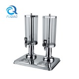 Octagonal double juice dispenser