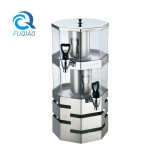 Stactable double juice dispenser 