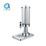 Columnar single juice dispenser