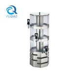 Stackable triple juice dispenser 