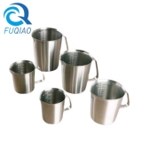Various Size Stainless Steel  Seaming Milk Frother Measuring Cup Pitcher for Coffee