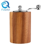 Straight Shape Wood Salt and Pepper Mill wtih Adjustable Ceramic Grinding Core