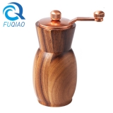 Unique Shape Home Kitchen Tools Wood Manual Salt and Pepper Mill 