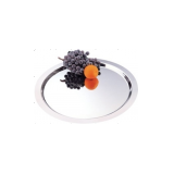 High Polished Stainless Steel Round Tray ,Dishes, Plates for Wedding, Party, Outdoor, Hotel ,Restaurant