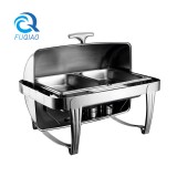 Oblong roll top chafing dish 