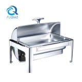 Oblong roll chafing dish W/Electric control water pan
